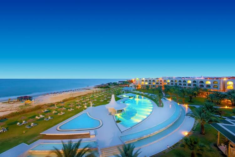 Hammamet, Monastir, Tunisia Close to the centre of Yasmine Hammamet, this hotel sits directly on a beautiful sandy beach.