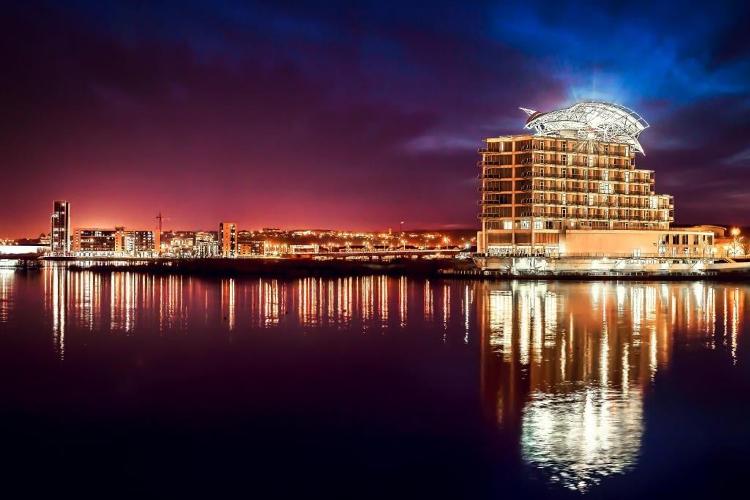 5* Luxury Cardiff Hotel Set in an iconic building, with stunning views across Cardiff Bay, featuring a luxury spa