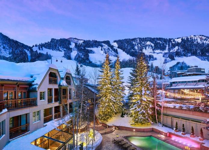 Valentine's Aspen Ski Holiday Experience the ultimate getaway at Aspen's only 5*, 5 diamond hotel with ski-in/ski-out access.